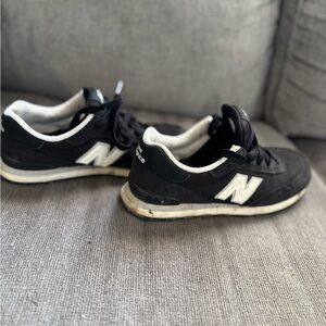 New Balance Classic Black and White Trainers
